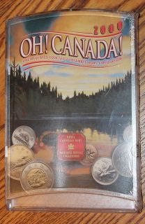 2000 Oh! Canada Royal Canadian Mint Coin Set Sealed in Orginal Plastic