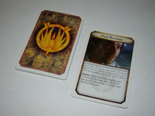 Battlestar Galactica Board Game 70 Quorum Cards Card