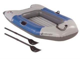 SEVYLOR Colossus 2 Person Inflatable Boat Raft w/ Oars