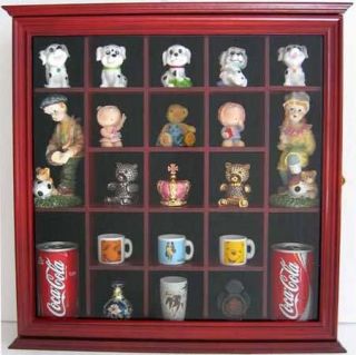 Small Figurines / Miniature Collectible Display Case Shadow Box, with 