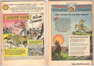 MONTE HALE WESTERN #47 (1950) GABBY HAYES COVERLESS *