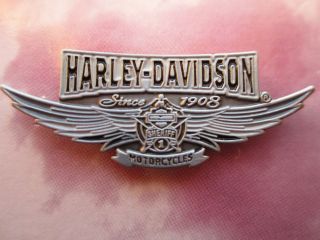   Davidson Rare Vintage Sheriff Winged Harley Font Lapel/Vest/Hat Pin