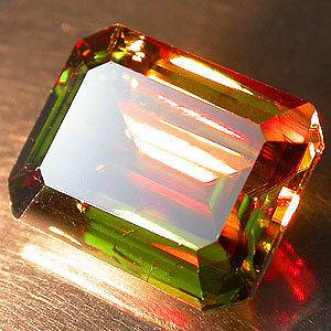 Huge Rare~7.04Ct. Awesome Top Color Change Natural Sphene Oct Luster 