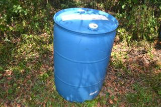 55 gallon plastic drum in Home & Garden