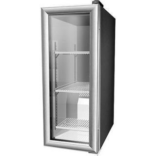 Compact Reach In Beverage Display Cooler, Commercial Glass 