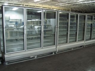 Freezer or Cooler Hill Phoenix Glass door Reach In Display Case