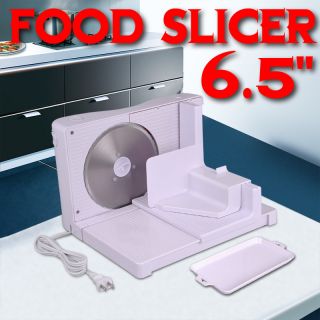 Folding 100W Electric Food Slicer Bread Meat Cutter Stainless 
