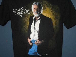   80s KENNY ROGERS T Shirt SMALL/MEDIUM country rock concert tour soft