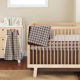 Chocolate Lattice Baby Crib Bedding by Skip Hop