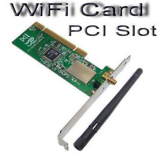   WiFi PCI Wireless LAN Network Card Ethernet Adapter for Desktop PC