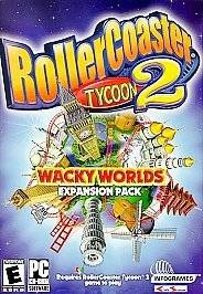 Roller Coaster Tycoon 2 WACKY WORLDS Expansion NEW BOX
