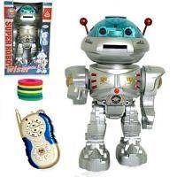 RC Toy Space Wiser Remote Control Dancing Robot w/ RC Missile Disc 