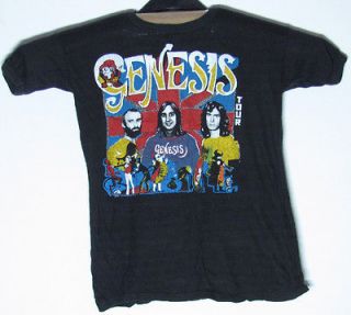   Vintage 1975 Genesis A Trick Of The Tail Concert Tour T Shirt Yes Asia