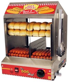   Machine & Bun Warmer THE DOG HUT Commercial Hot Dog Cooker 8020