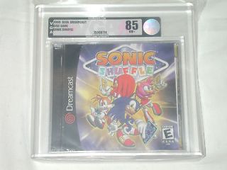 NEW Sonic Shuffle Sega Dreamcast VGA 85 NM+ Silver Game hedgehog 
