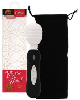 Mystic Wand Wireless Personal Body Massager   Black