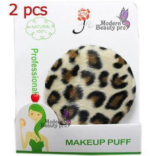 PCS Large Makeup Leopard Cosmetic Loose Powder puff