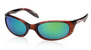 NEW Costa Del Mar Stringer Polarized Sunglasses Tortoise Green Mirror 