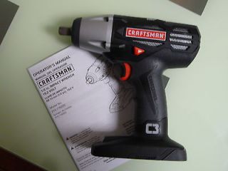 New 19.2v Cordless Craftsman C3 Impact Wrench use 19.2 volt 11375