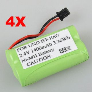 4x Ni MH Battery For Uniden BT 1007 Cordless Home Phone New