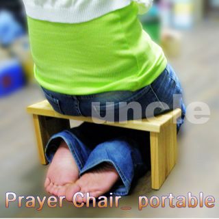 Wood knee chair / prayer chair for posture correction