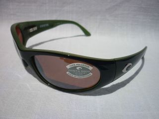 COSTA DEL MAR Swordfish 580 POLARIZED Sunglasses Black/Silver Mirror 