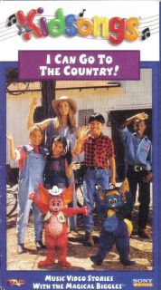 VHS KIDSONGS I CAN GO TO THE COUNTRYRA​RE