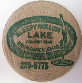 Wooden Nickle Sleepy Hollow Lake Country Club Brunswick Ohio