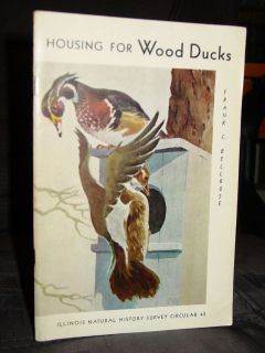 1955 Housing For Wood Ducks, Construction, Placement, Predators 