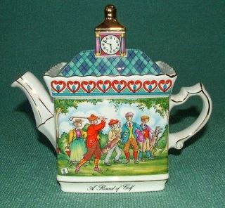 SADLER England Championships A Round Of Golf Teapot   Never Used