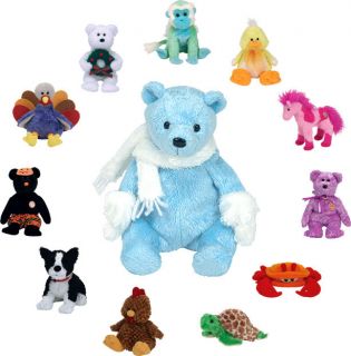 TY BBOM   Beanie Baby of the Month 2006 Set of 12 Different Beanie 