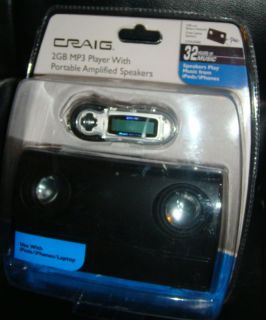 Craig CMA3500E 2GB  Player With Portable Amplified Speakers