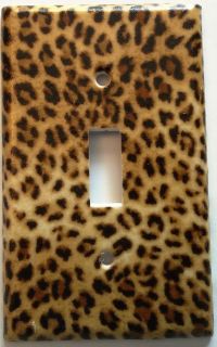   Cheetah Print Safari Switch Outlet Wall Decor Create Your Own Order