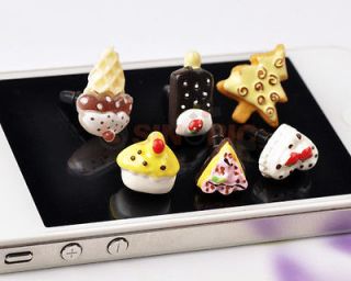 Hot sale cute cake shape Dustproof Anti Dust Plug For iPhone 4/4S All 