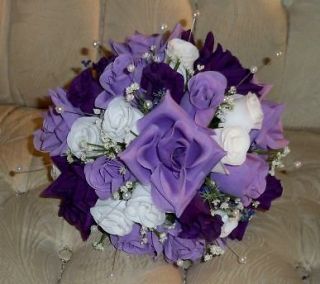 Bridal Bouquet Hand Wrapped Complete Set Sale $80.00