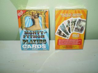 Monty Python Playing Cards lot 2 still sealed 2000 Holy Grail Flying 