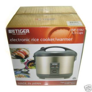 Tiger JNP S10U 5 Cup Rice Cooker and Warmer SS JAPAN