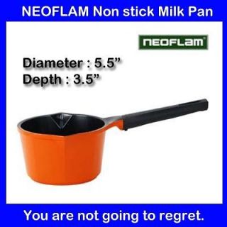   milk pan ceramic coating easy wash cookware cook pot souce neoflam