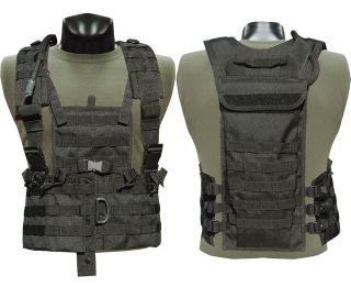 CONDOR CS MOLLE Chest Rig w/6 Built in 5.56mm Mag Pouches Hydration 