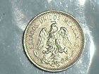 1906 MEXICO CINCO CENTAVOS NICKEL COMPOSITION CIRCULATED COIN  EF AU 