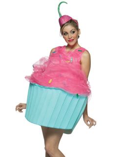 Sweet Eats CUPCAKE Halloween Costume Adult NEW Hat EXPRESS OVERNIGHT 