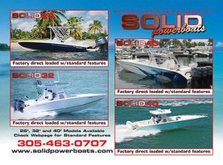 Solid Powerboats 26 32 40 complete molds. Build the best riding boats