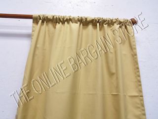 Frontgate Outdoor Solid Drapes Panels Curtains Sunbrella Wheat 50x96 