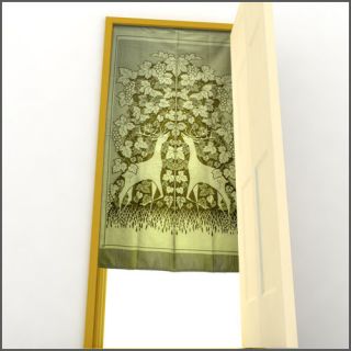   Japanese Style Fire Proofed Door Window Curtain Noren 150cm X 85cm