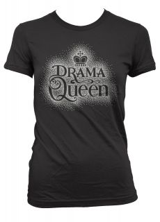 Drama Queen Junior Girls T shirt Royal Crown Family Mean Rude Sexy 