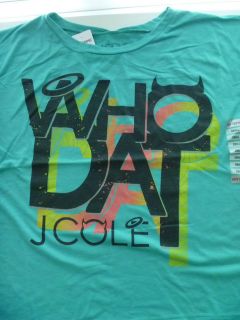   Oversize Cropped T Shirt J. Cole Who Dat size XS or L (C3 ) Large