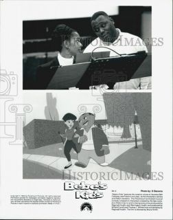   Photo Actors Vanessa Bell, Faizon Love In Animated Film Bebes Kids