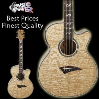 Dean Performer QA Natural Acoustic Electric Guitar   Quilted Ash Top