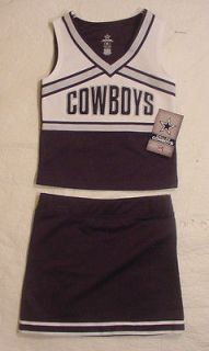 NEW Dallas Cowboys 2012 Cheerleader Outfit Dress Halloween Costume NWT 