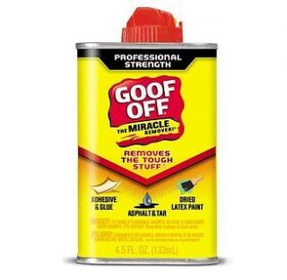 Goof Off Professional Strength   The Miracle Remover   4.5 Fl Oz